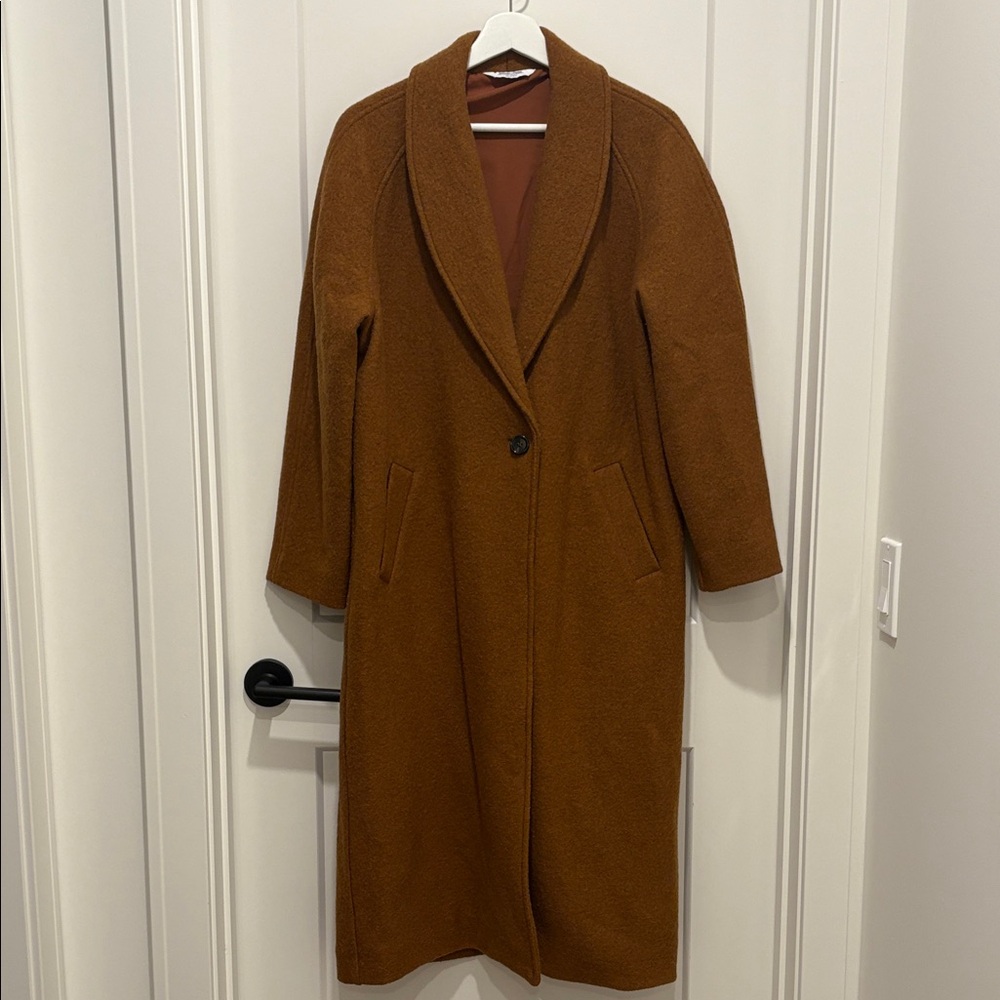 Smash + Tess brown wool Coat